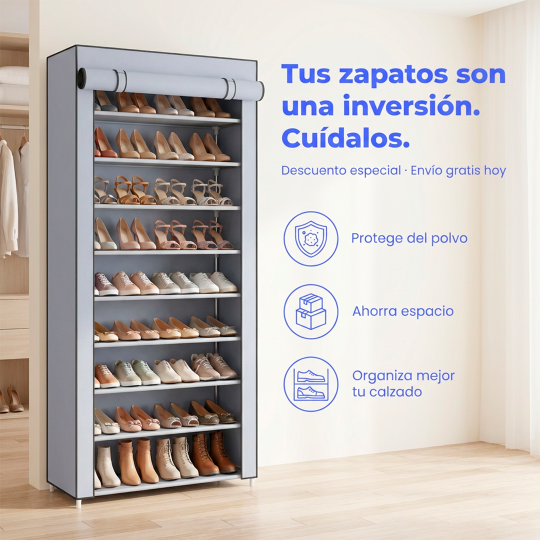 ZAPATERO EN TELA 9 NIVELES