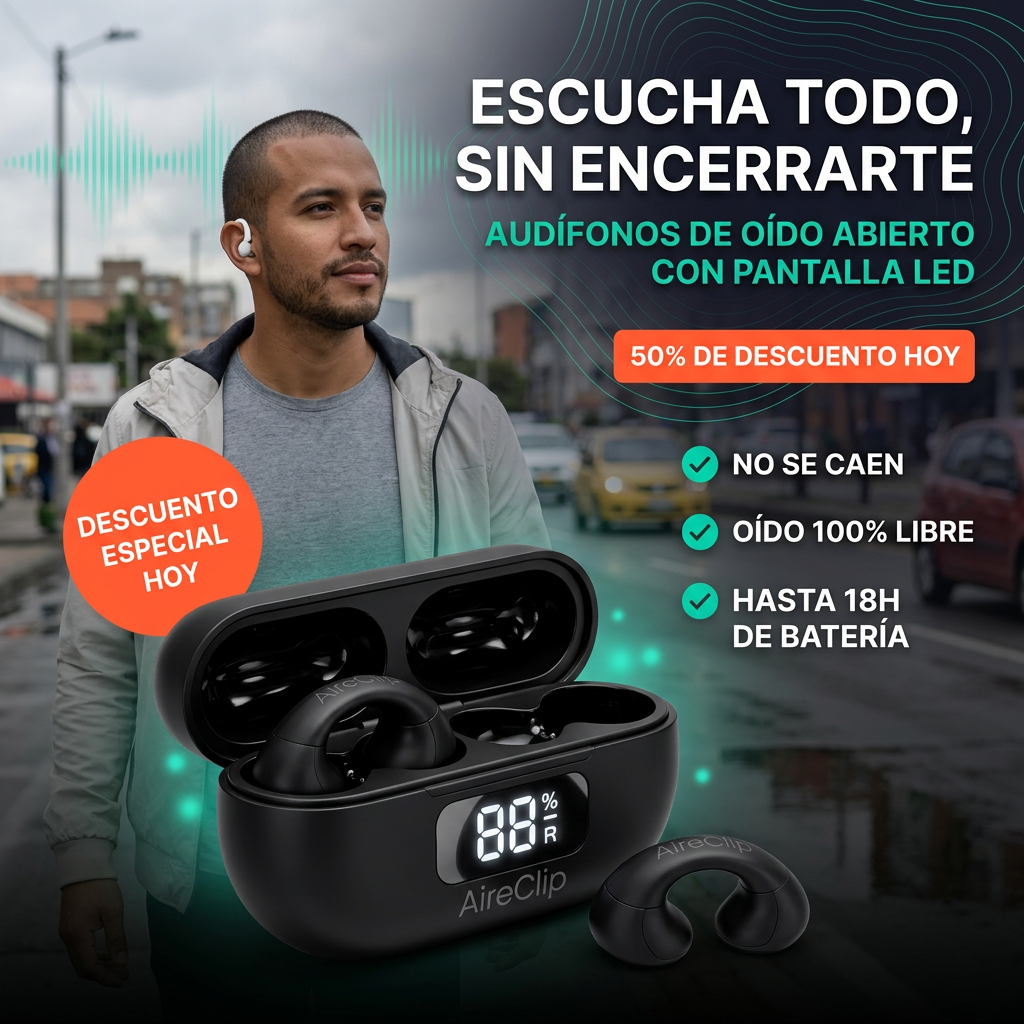 AUDIFONOS AMBIE CON PANTALLA