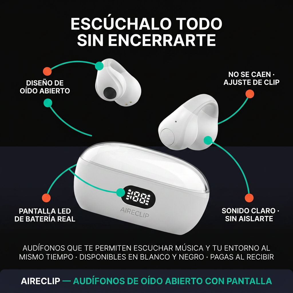 AUDIFONOS AMBIE CON PANTALLA
